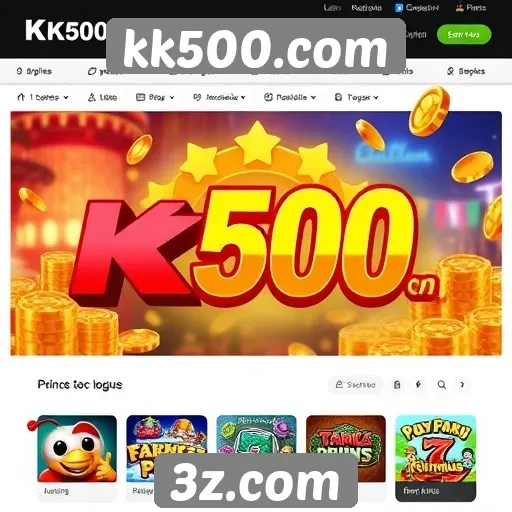 Navegação intuitiva destaca experiência no kk500.com